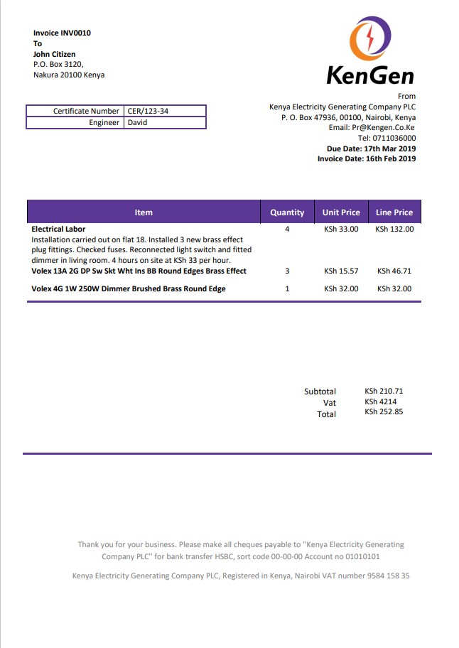 Minol USA business utility bill 